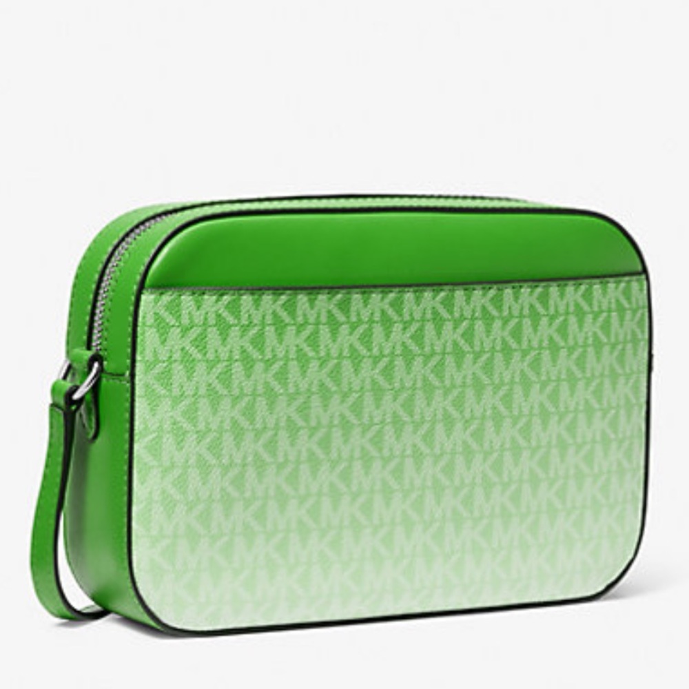 Michael Kors Jet Set Large Ombré Signature Logo Crossbody Body
Jungle Green 
NWT - Picture 2 of 16